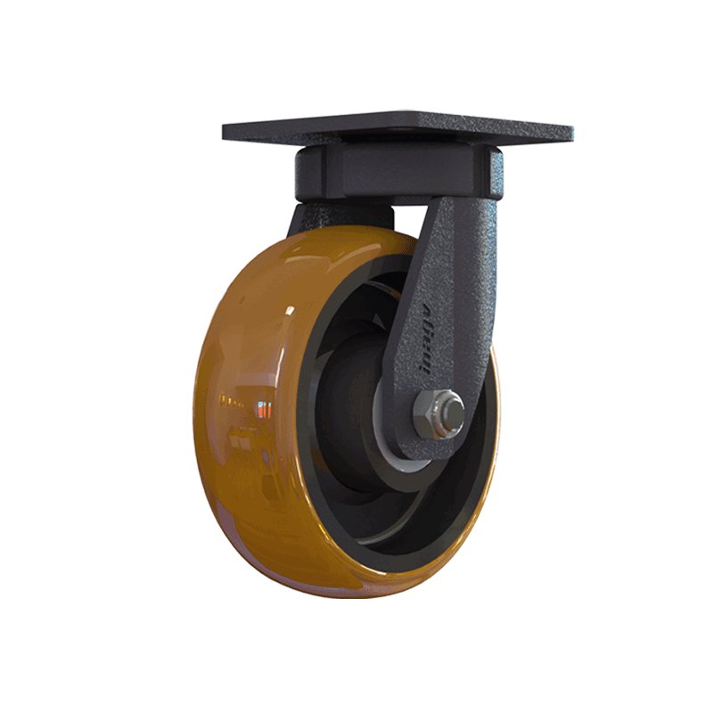 5" 300kg Plate Swivel High Temperature Water Steam Edible Fungi/ Food/Medical Instrument Instruments Caster for AGV